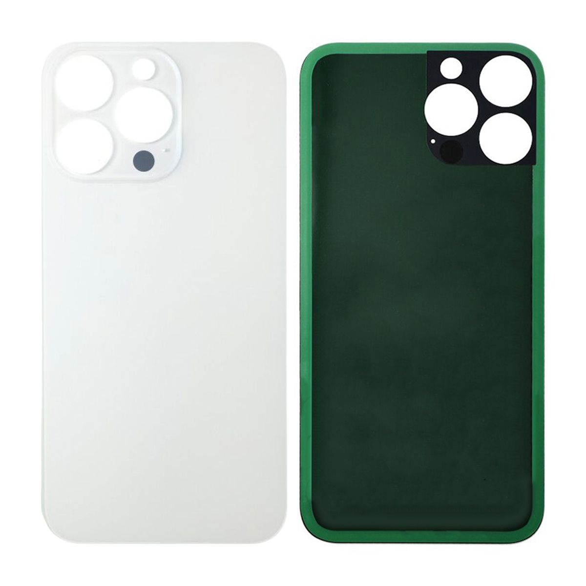 iPhone 13 Pro Back Cover OEM White-Big Camera Hole Size