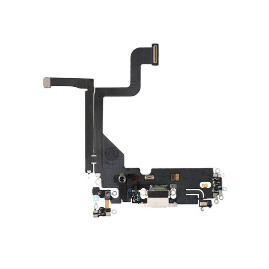 iPhone 13 Pro Laddkontakt Flexkabel - Vit