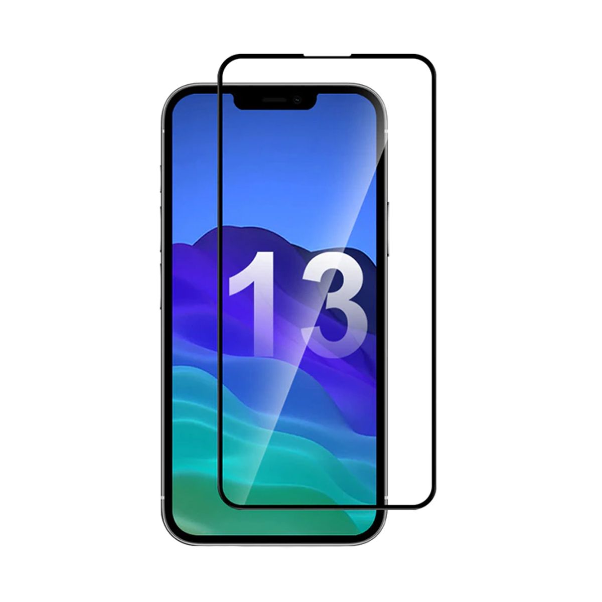 iPhone 13 Pro Max/14 Plus High aluminum screen printing full screen tempered film (bulk)