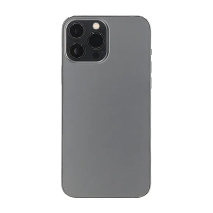 iPhone 13 Pro Max Back Cover Complete OEM Black With Small Parts