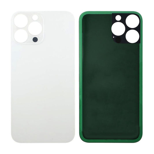 iPhone 13 Pro Max Back Cover OEM White-Big Camera Hole Size