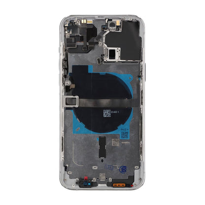 iPhone 13 Pro Max Back Cover Complete OEM Silver With Small Parts