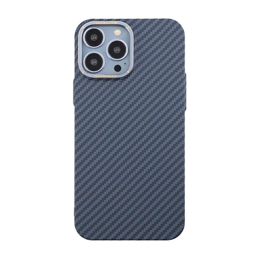Carbon Fiber Case iPhone 13 Pro Max - Blue