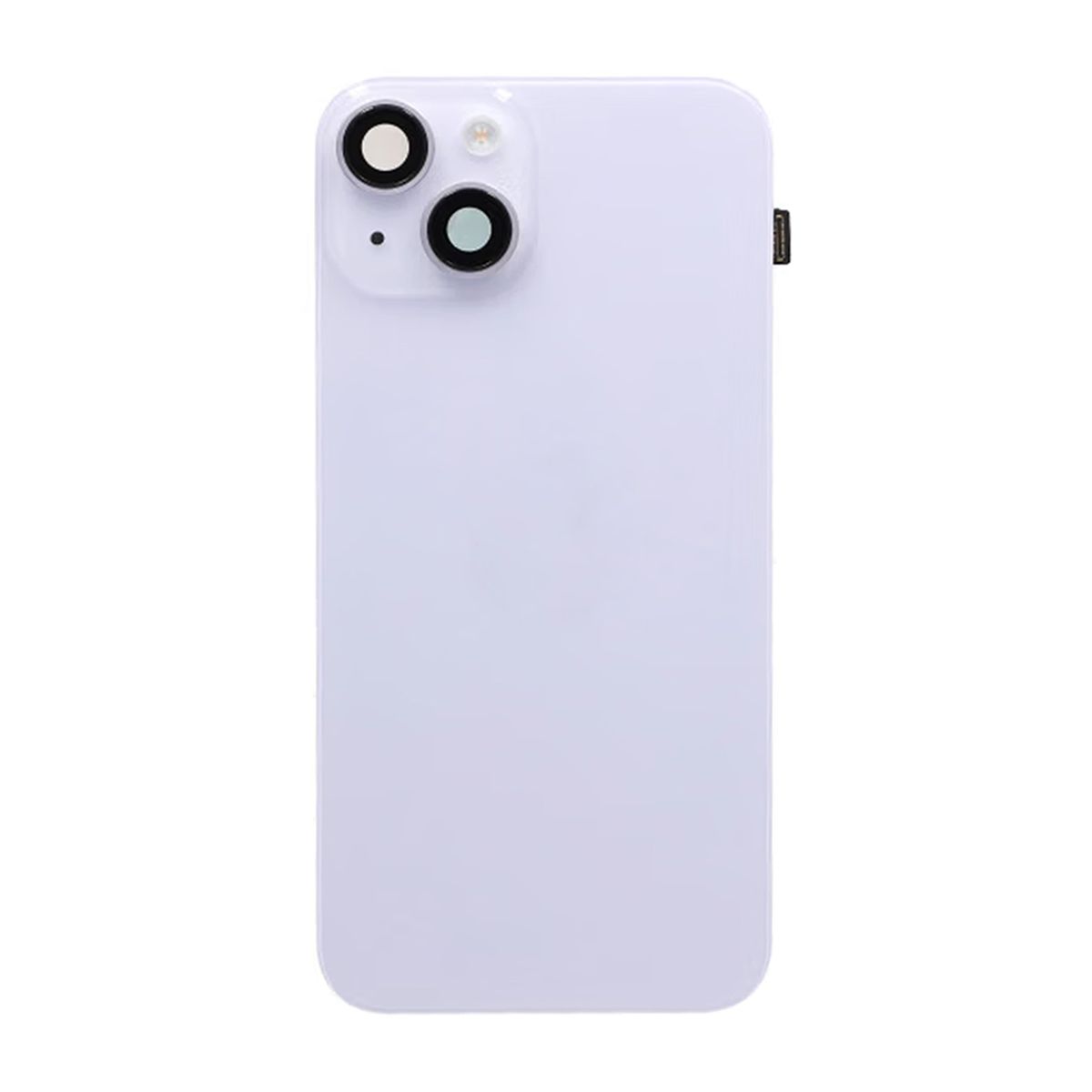 iPhone 14 Back Cover Glass OEM Purple With Small Parts Magsafe Magnet