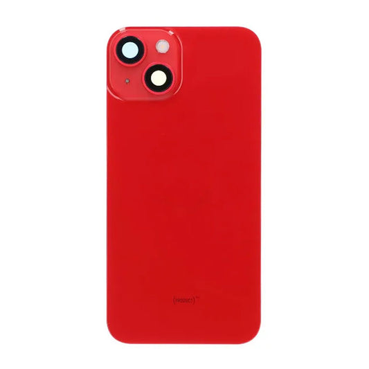 iPhone 14 Back Cover Glass OEM Red With Small Parts Magsafe Magnet