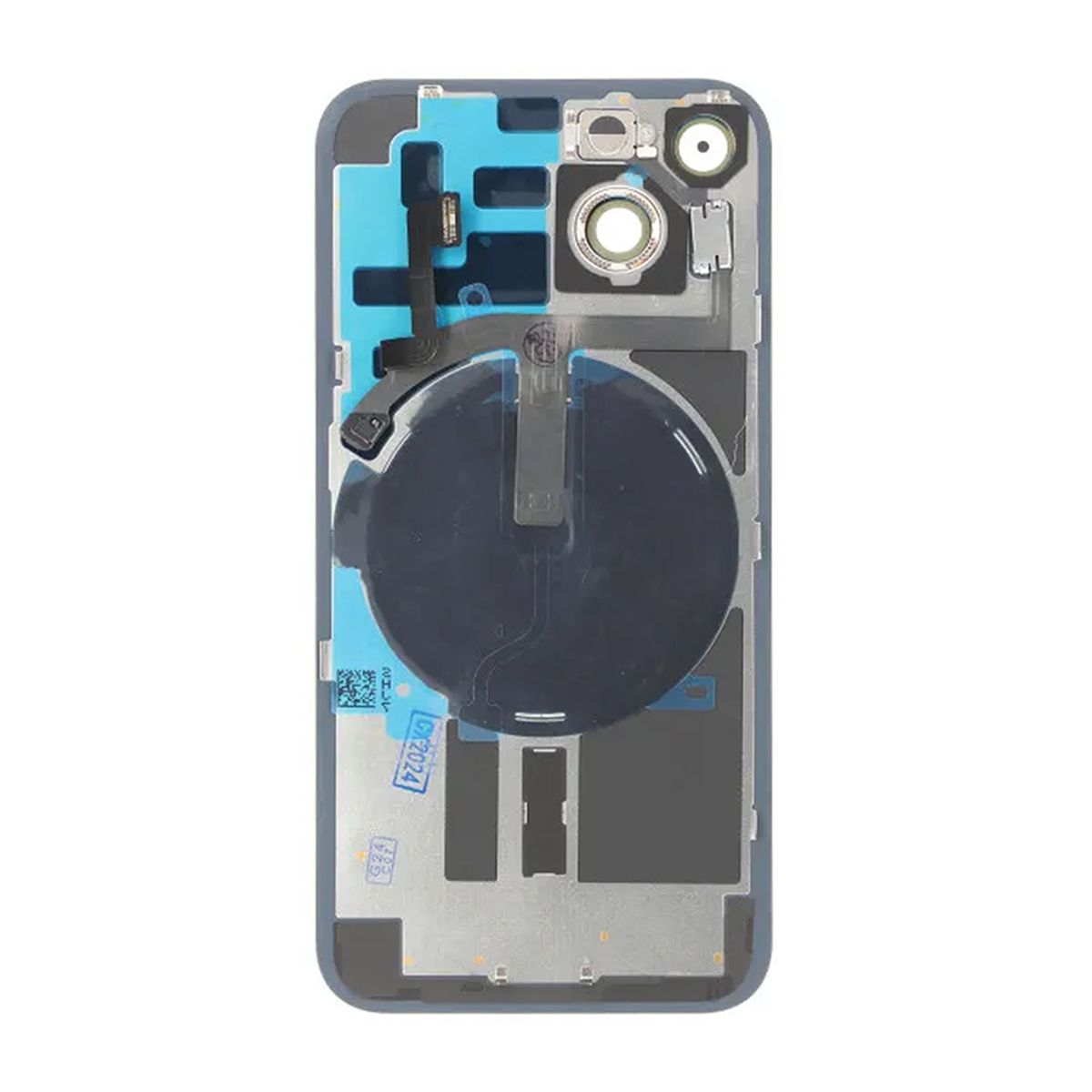 iPhone 14 Back Cover Glass OEM Yellow With Small Parts Magsafe Magnet