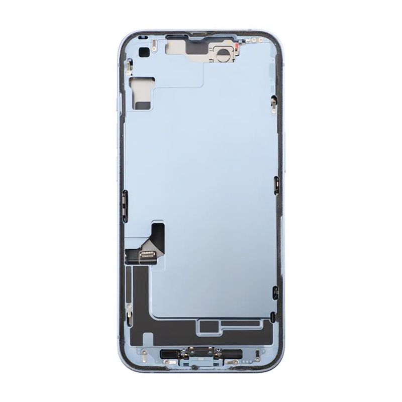 iPhone 14 Back Cover with Complete Frame - Blue