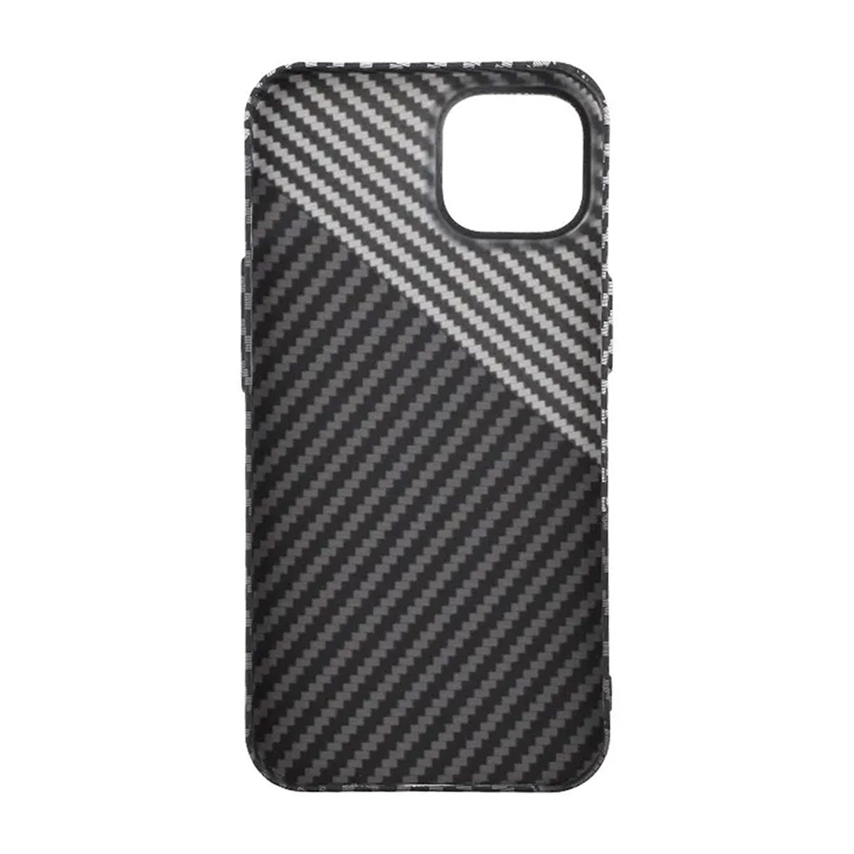 Carbon Fiber Case iPhone 14 - Black and White