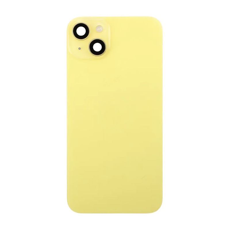 iPhone 14 Plus Baksida Glas Komplett - Gul