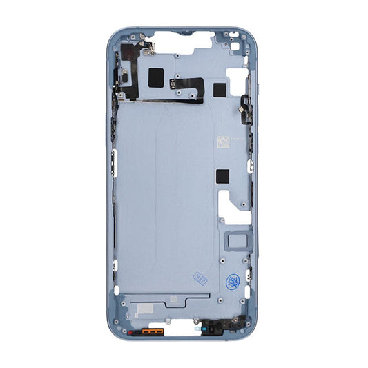 iPhone 14 Plus Mittenram med smådelar OEM - Blå