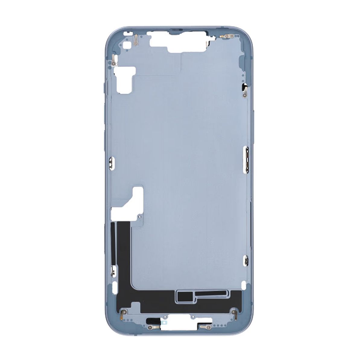 iPhone 14 Plus Mittenram med smådelar OEM - Blå