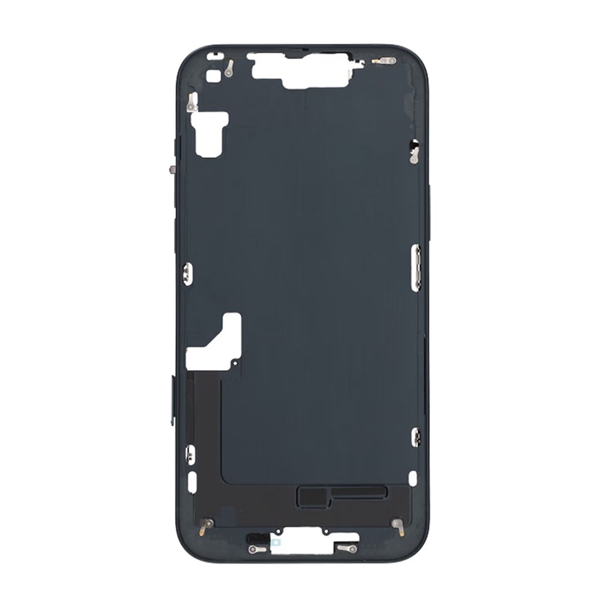 iPhone 14 Plus Mittenram med smådelar OEM - Svart