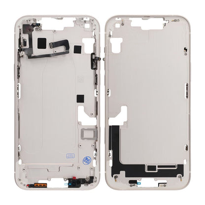 iPhone 14 Plus Mittenram med smådelar OEM - Vit