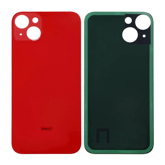 iPhone 14 Plus Baksida Glas - Röd
