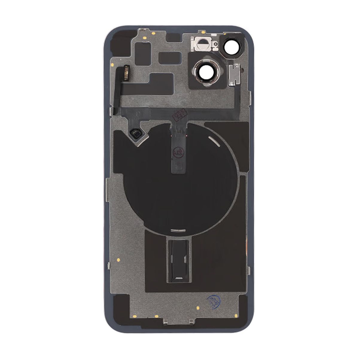 iPhone 14 Plus Baksida Glas Komplett OEM - Röd