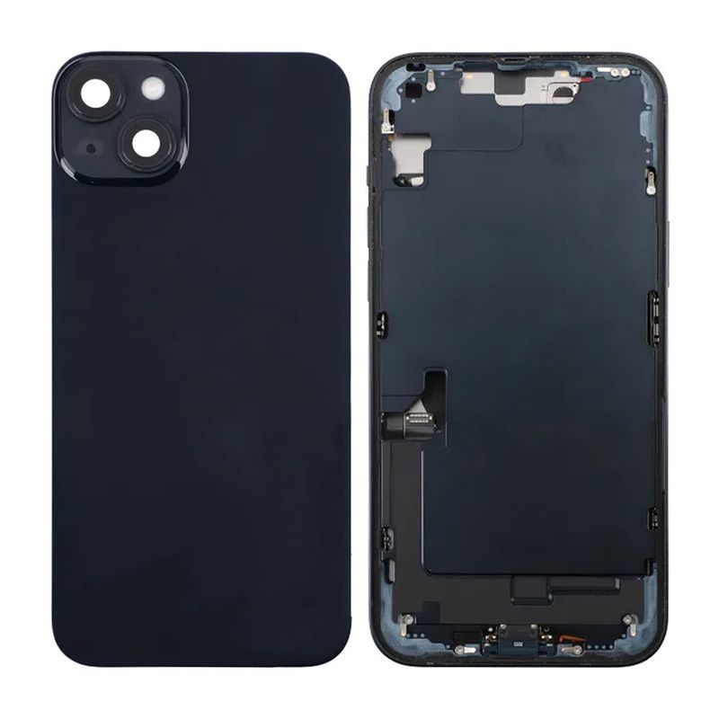 iPhone 14 Plus Baksida med Komplett Ram - Svart