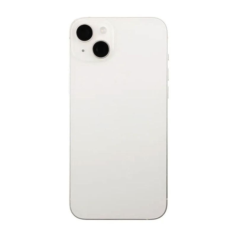 iPhone 14 Plus Baksida med Komplett Ram - Vit