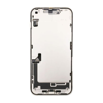iPhone 14 Plus Baksida med Komplett Ram - Vit
