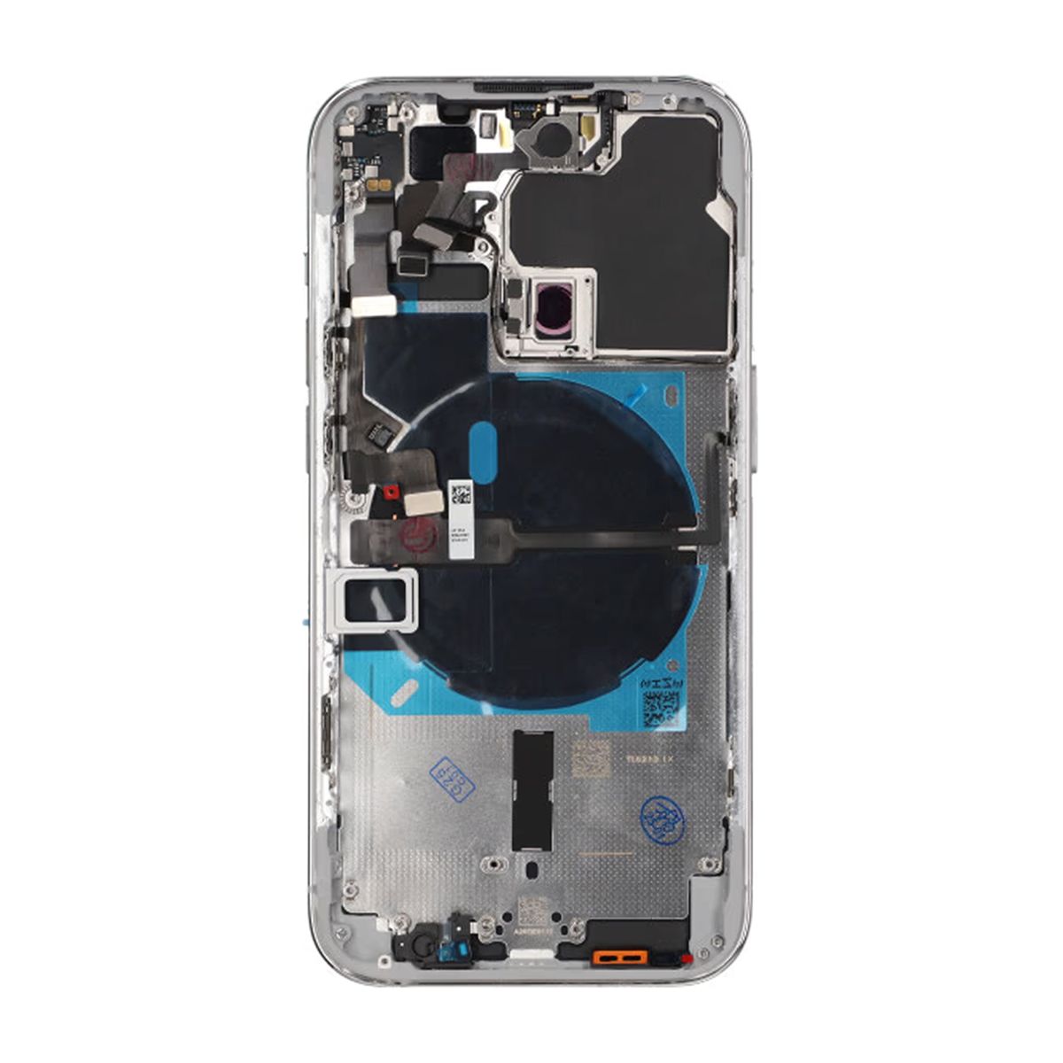 iPhone 14 Pro Back Cover Complete OEM White With Small Parts