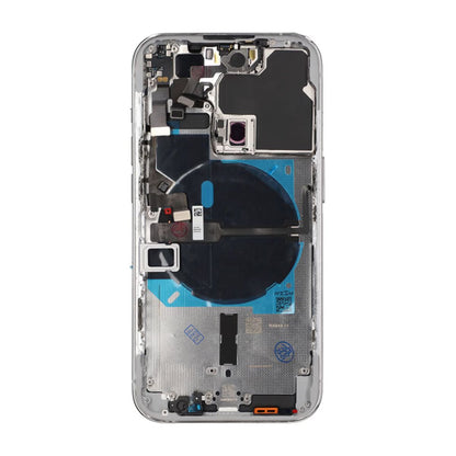 iPhone 14 Pro Back Cover Complete OEM White With Small Parts
