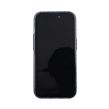 Carbon Fiber Phone Case for iPhone 14 Pro - Blue and Gray