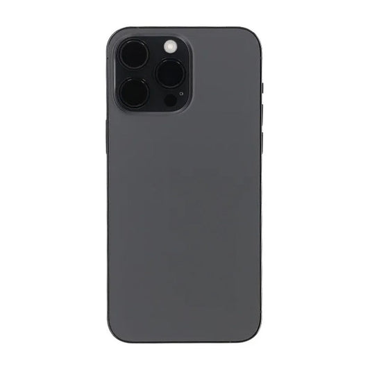 iPhone 14 Pro Max Back Cover Complete OEM Black With Small Parts