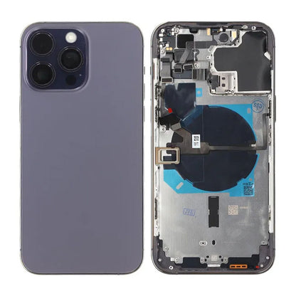 iPhone 14 Pro Max Back Cover Complete OEM Purple With Small Parts
