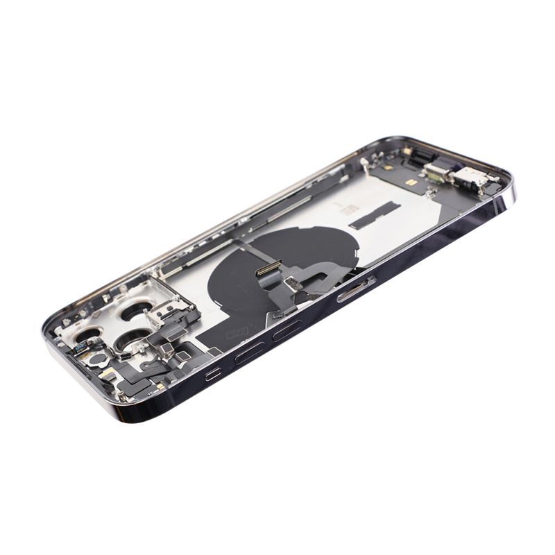 iPhone 14 Pro Max Back Cover with Full Frame - Purple