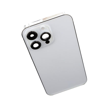 iPhone 14 Pro Max Back Cover with Full Frame - Silver