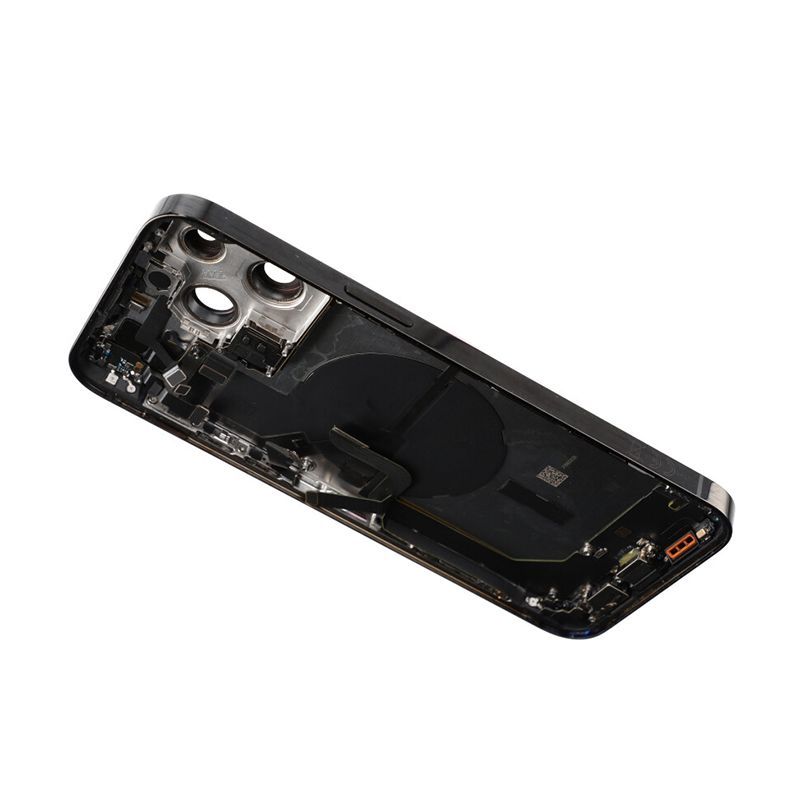 iPhone 14 Pro Max Back Cover with Full Frame - Black