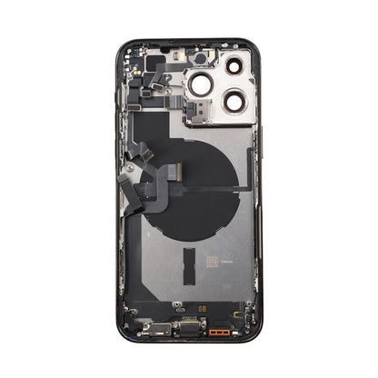 iPhone 14 Pro Max Back Cover with Full Frame - Black