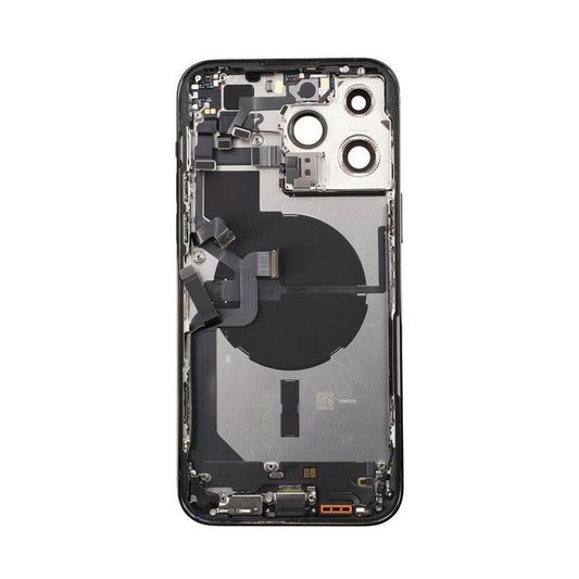 iPhone 14 Pro Max Back Cover with Full Frame - Black