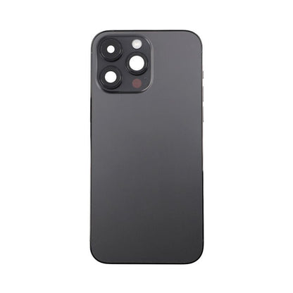 iPhone 14 Pro Max Back Cover with Full Frame - Black