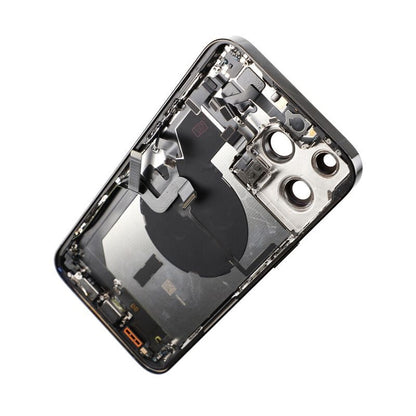 iPhone 14 Pro Max Back Cover with Full Frame - Black
