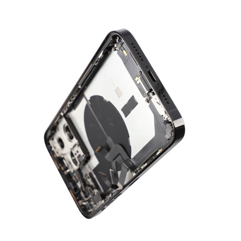 iPhone 14 Pro Max Back Cover with Full Frame - Black