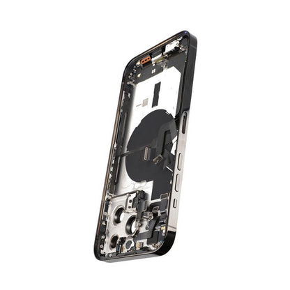 iPhone 14 Pro Max Back Cover with Full Frame - Black