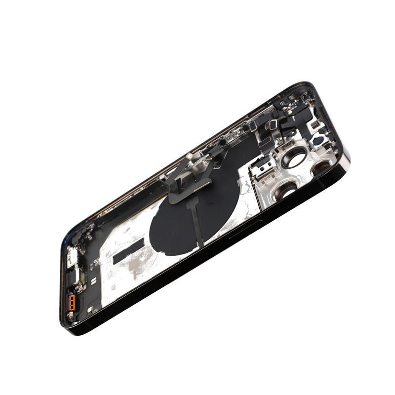 iPhone 14 Pro Max Back Cover with Full Frame - Black