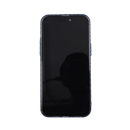 Carbon Fiber Phone Case for iPhone 14 Pro Max - Blue and Gray