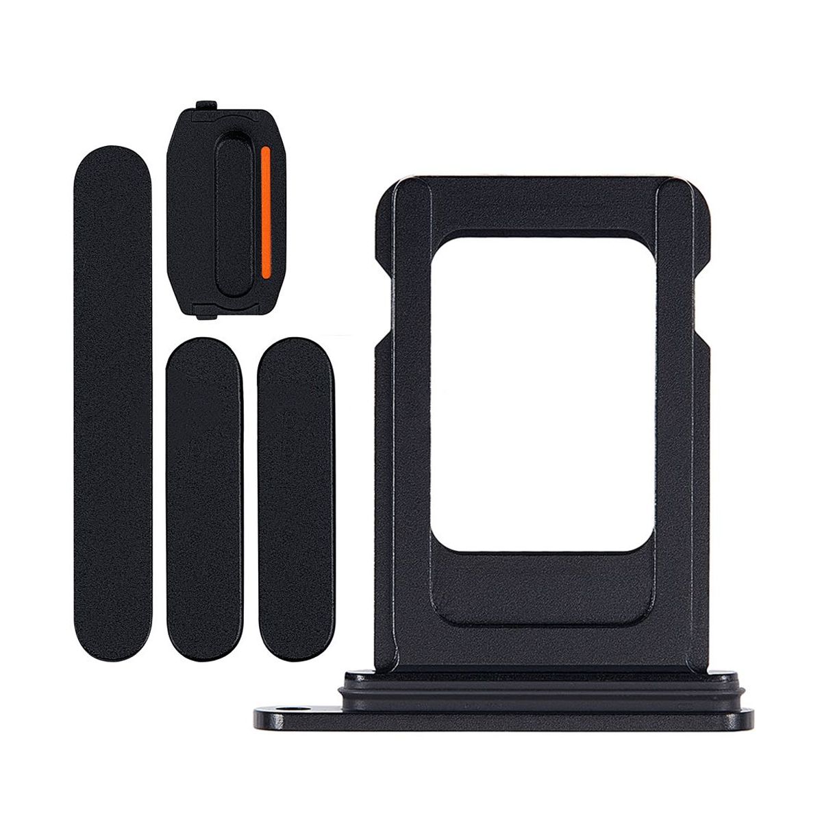 iPhone 15 /15 Plus Side Button Set Black