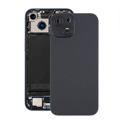 iPhone 15 Baksida Glas med Magnet och Kameralins - Svart