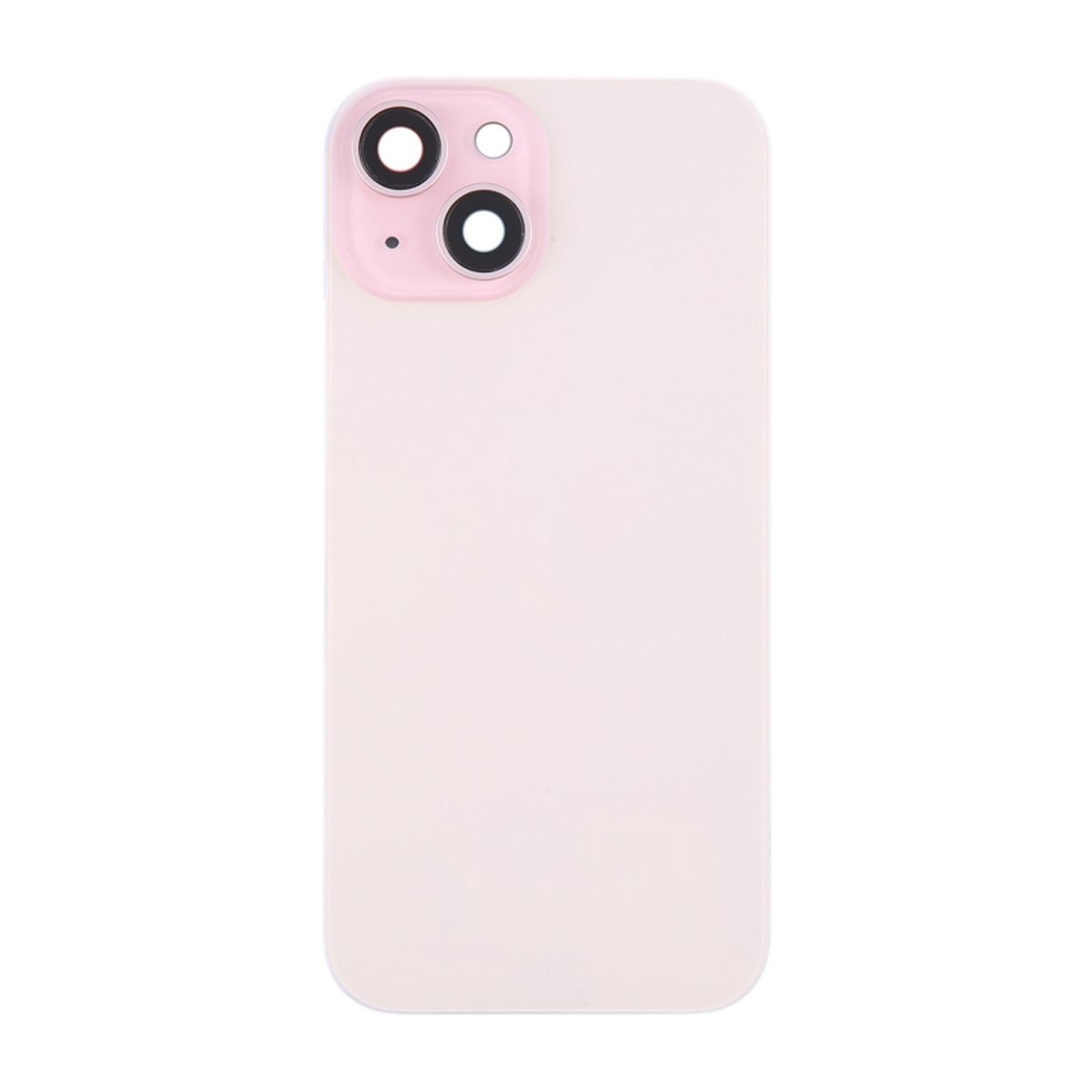 iPhone 15 Baksida Glas med Magnet och Kameralins - Rosa