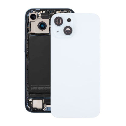 iPhone 15 Baksida Glas med Magnet och Kameralins - Vit