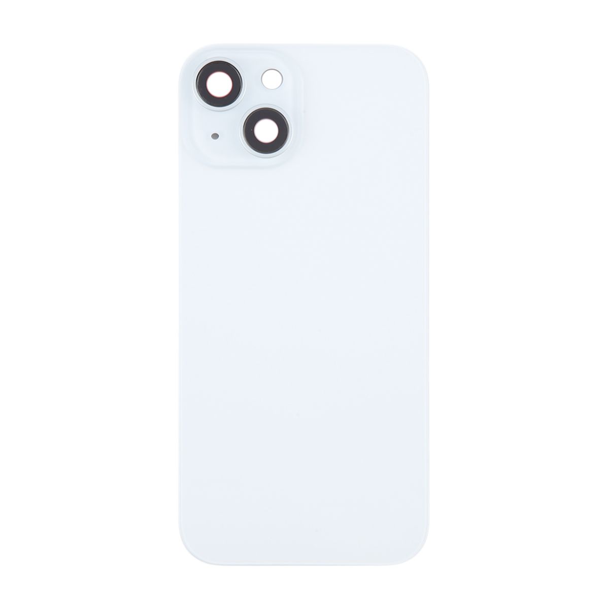 iPhone 15 Baksida Glas med Magnet och Kameralins - Vit