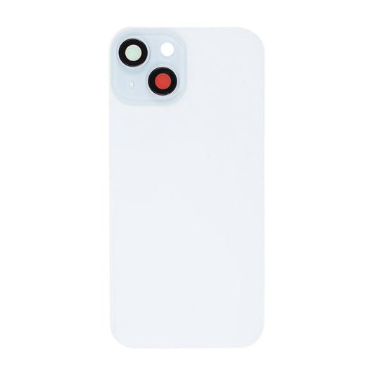 iPhone 15 Baksida Glas med smådelar - Vit