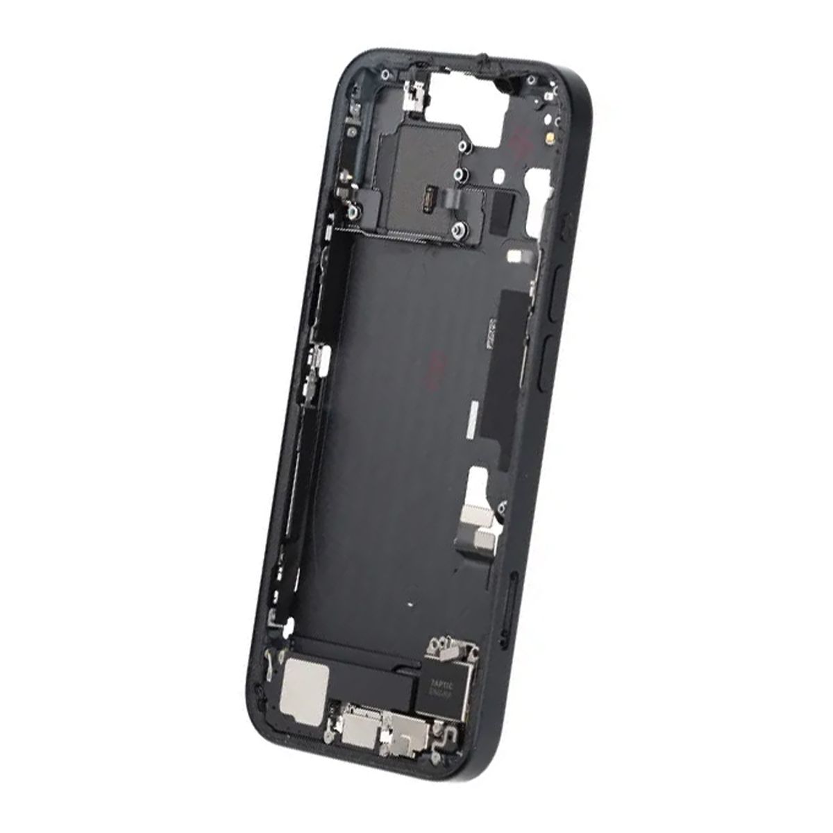 Mittenram med smådelar för iPhone 15 - Vit OEM
