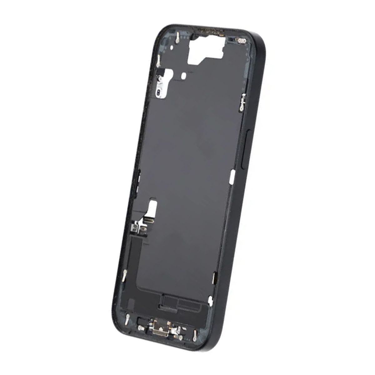 Mittenram med smådelar för iPhone 15 - Vit OEM