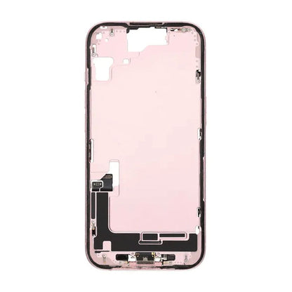 Mittenram med smådelar för iPhone 15 - Rosa OEM