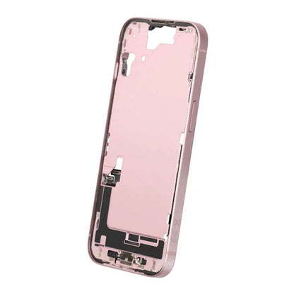 Mittenram med smådelar för iPhone 15 - Rosa OEM