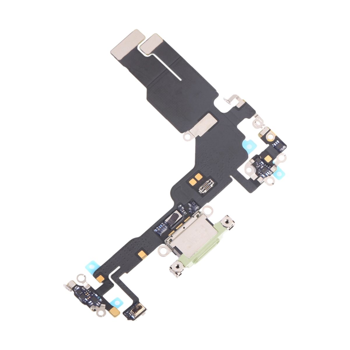 iPhone 15 Laddkontakt med Flexkabel - Grön