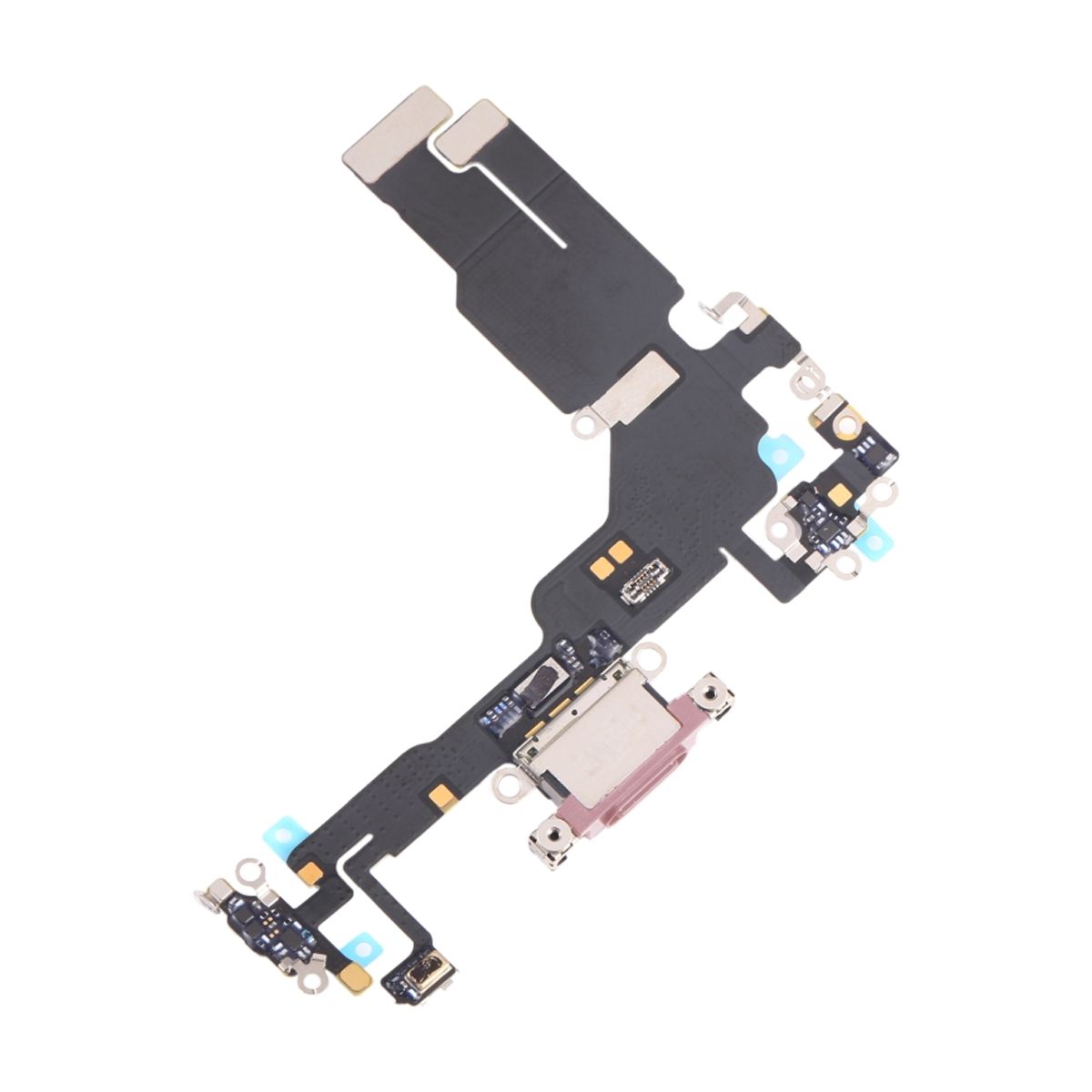 iPhone 15 Laddkontakt med Flexkabel - Rosa